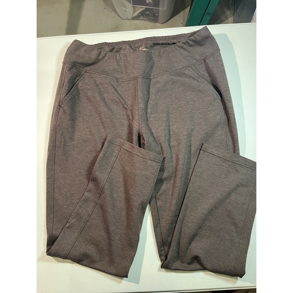 Royal Robbins Stretch Outdoor Hiking Pants Leggings Size Large Trim Fit Mid Rise